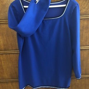 Talbots size S lightweight sweater Royal Blue